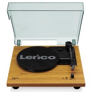 Lenco LS 10 madeira - Gira-discos c/ altifaltantes