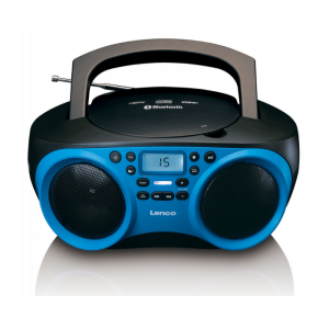 Lenco SCD 501 azul -  Rádio port CD/MP3 c/Bluetoot