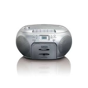 Lenco SCD 420 silver - Rádio port.l FM/CD/Cassete
